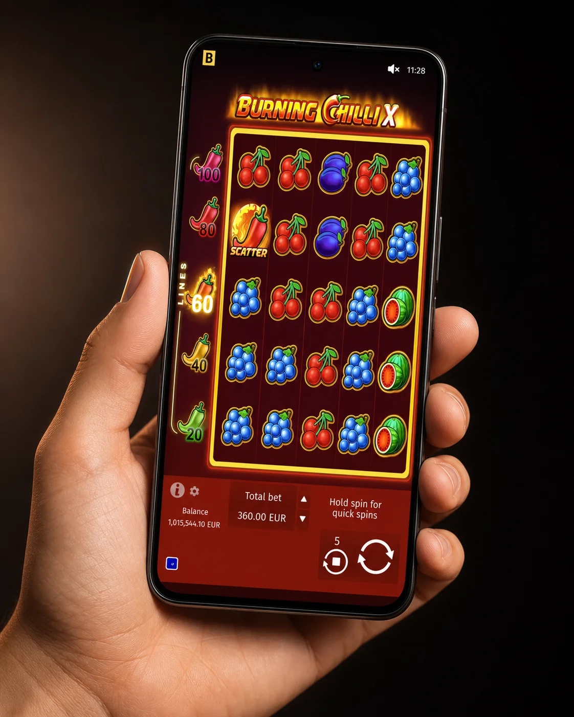 Burning Chilli gameplay